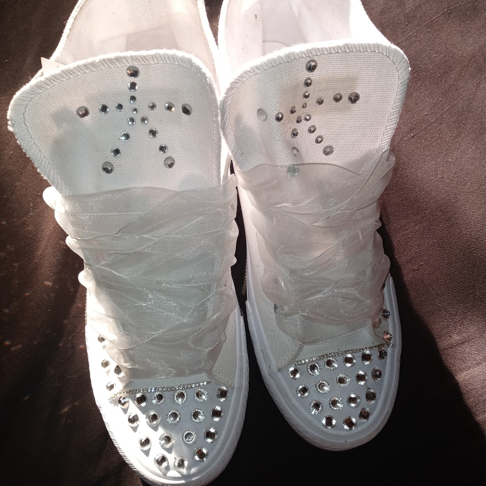 🔥BLING BLING CUSTOM FASHION SNEAKER WEAR💎 🔥